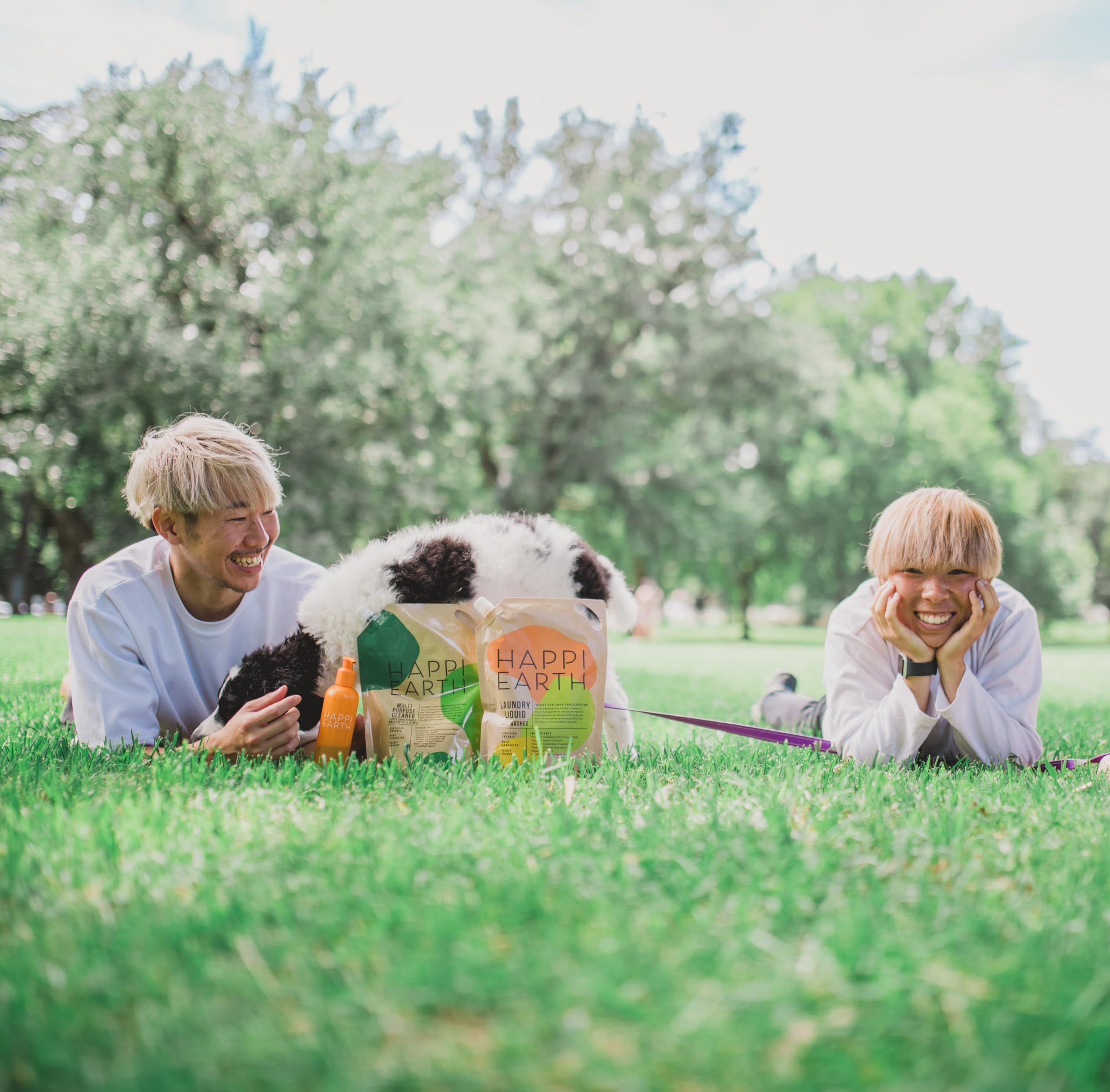 Amazon | Happi Earth認定オーガニック洗濯用洗剤 1袋で約400回分、1