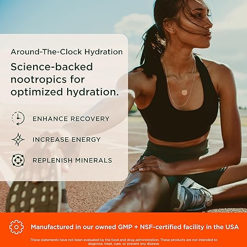 Miniatura 3 de The Genius Brand Genius Electrolytes - Electrolyte Powder for Active Lifestyles - Supports Hydration, Energy, Endurance, Muscle Growth & Recovery -