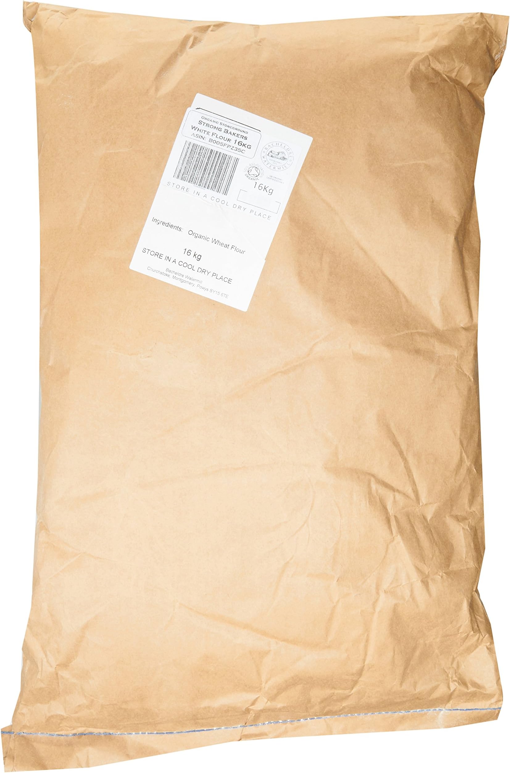Organic Stoneground Strong White Bread Flour 16 kg