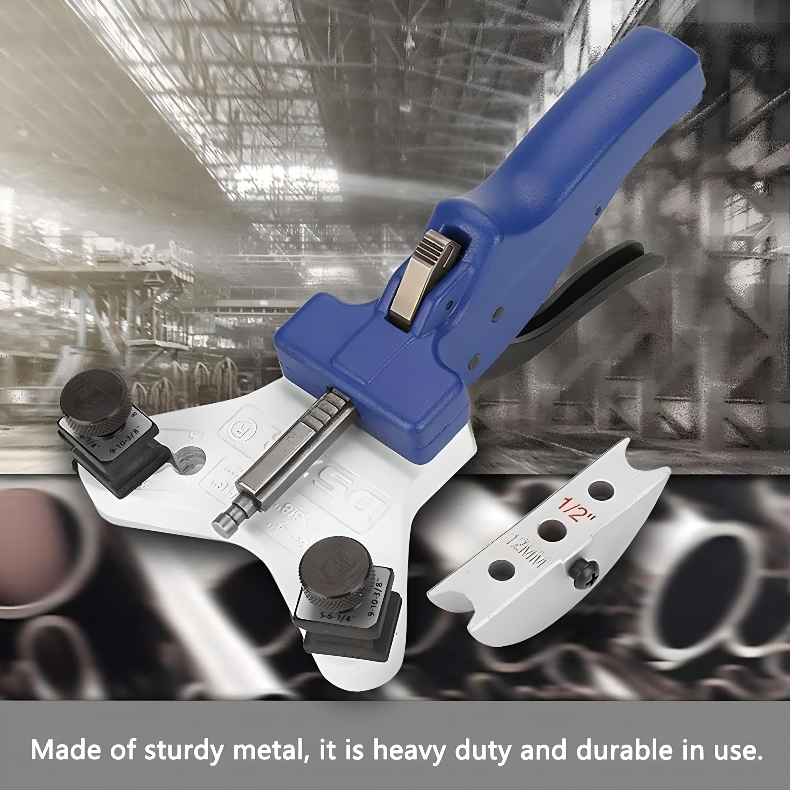 Zestaw giętarek do rur 6-12 mm, ręczna giętarka do rur miedzianych, kąt 0-90 stopni, z obcinaczem 4-28 mm, do rur miedzianych/aluminiowych