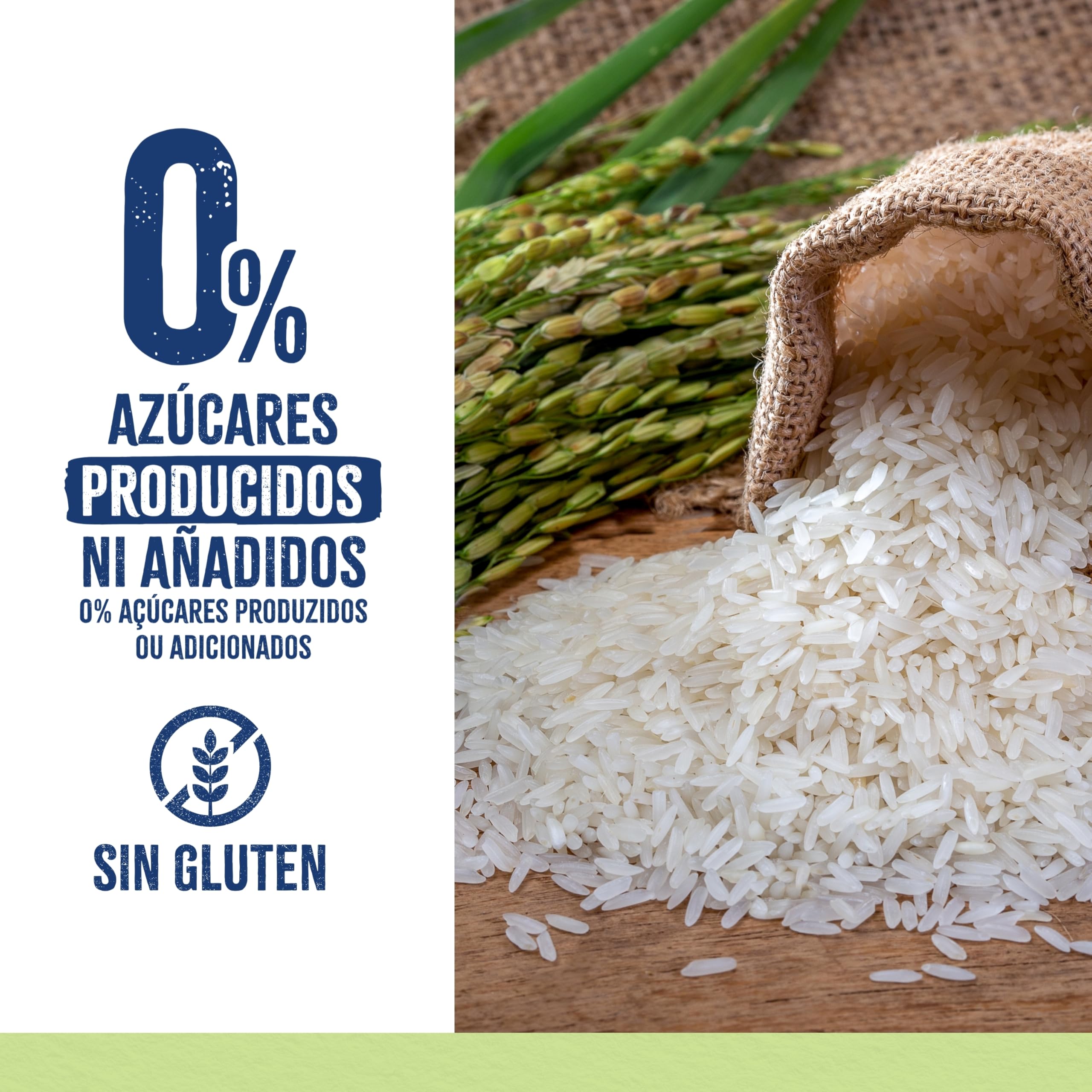 Hero Solo Papilla Crema de Arroz, Sin Gluten, Rica en Fibras y Vitaminas, Sabor Natural para Bebés, a partir de 4 meses, Pack x 6 units x 220 g