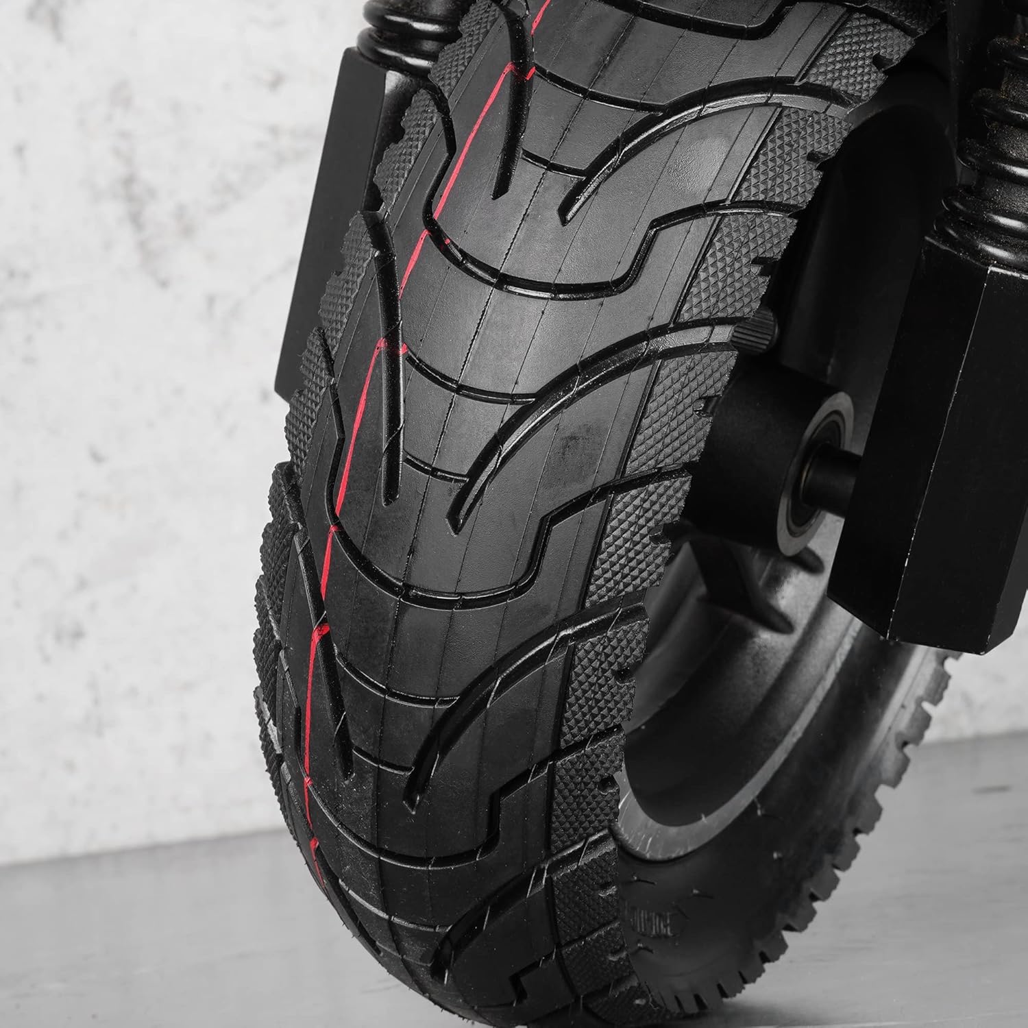 80/65-6 Tire with Inner Tube, 10x3.0 Inflatable Tire for Electric Scooter Pneumatic E-Bike 255x80 Tires compatible with 36v 48v 400w 500w 800w Hub Motor Mijia M365 - City Road