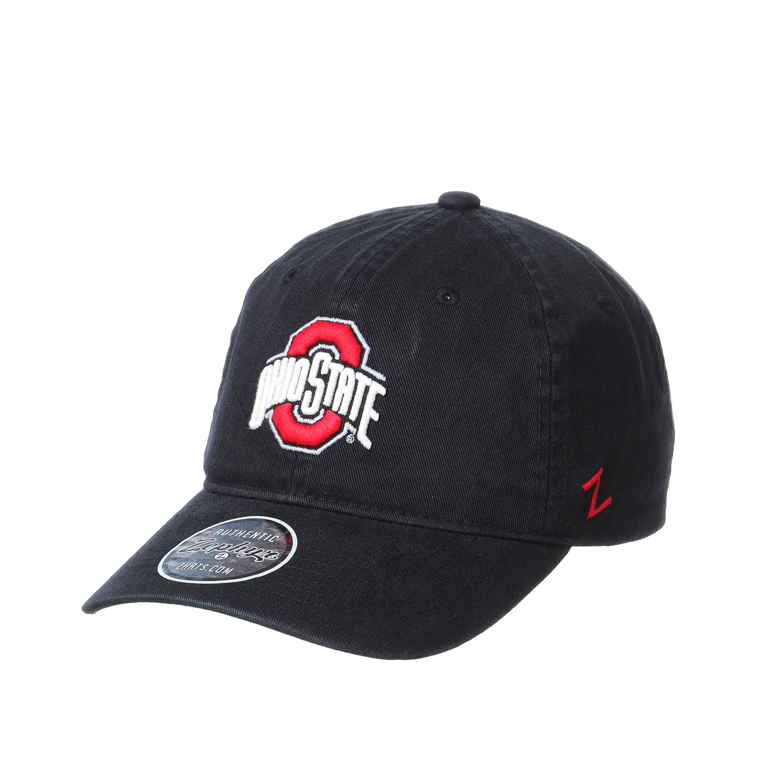 ZHATS Men's Adjustable Scholarship Hat, Ohio State Buckeyes Black, One Size โ image 1