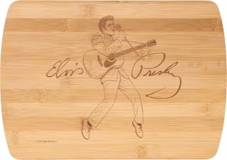 Spoontiques Elvis Cutting Board for Kitchen - Durable Wood Cutting Board with Knife-Friendly Surface, Easy to Clean, Lightweight Food Prep Board for Meat, Vegetables & Fruit