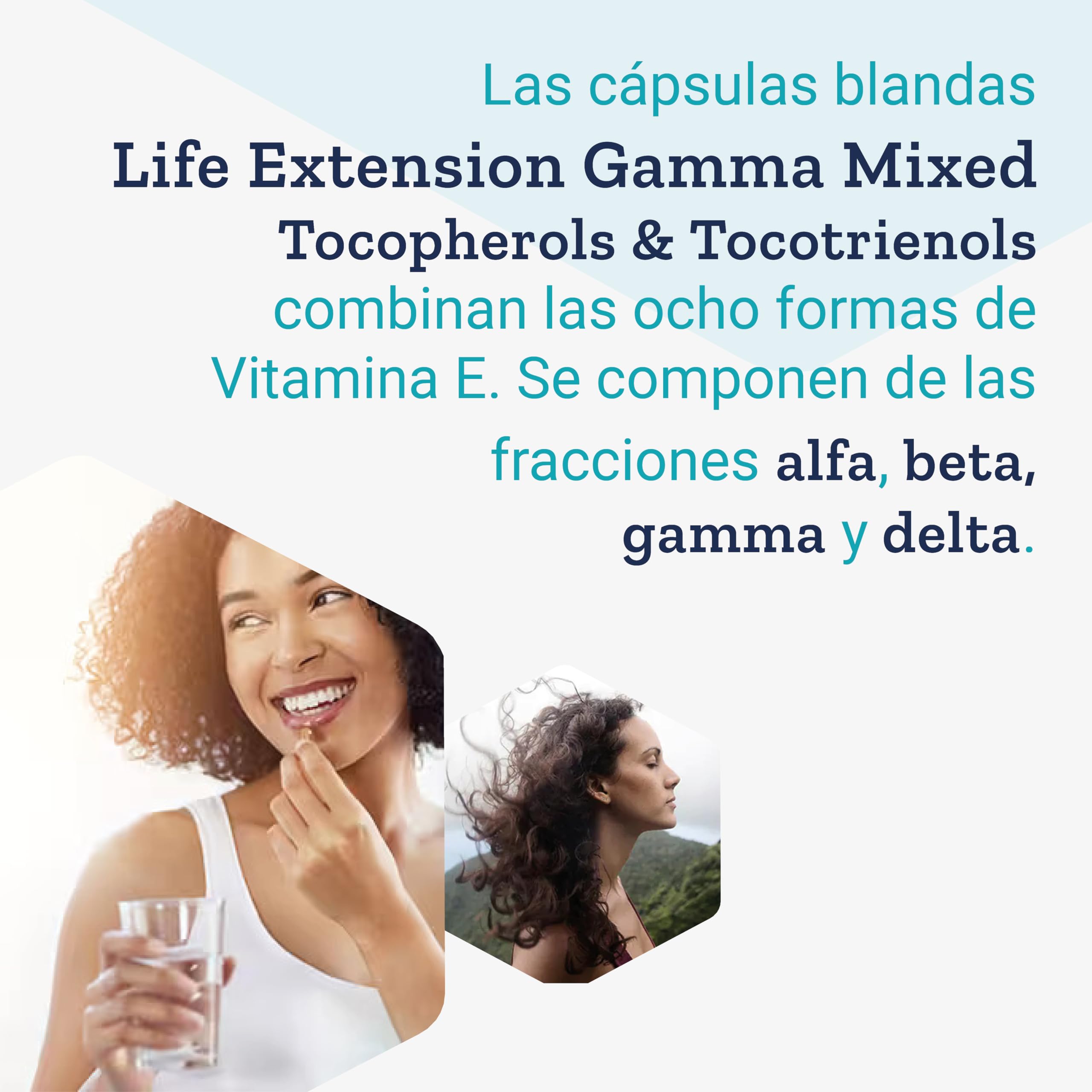 Life Extension, Gamma E, Mezcla de Tocoferoles y Tocotrienoles, 10mg, 60 Cápsulas blandas, Probado en Laboratorio, Sin Gluten, Sin Soja, No GMO