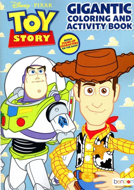 Pixar Disney Toy Story - Gigantesco libro de colorear y actividades - 192 páginas