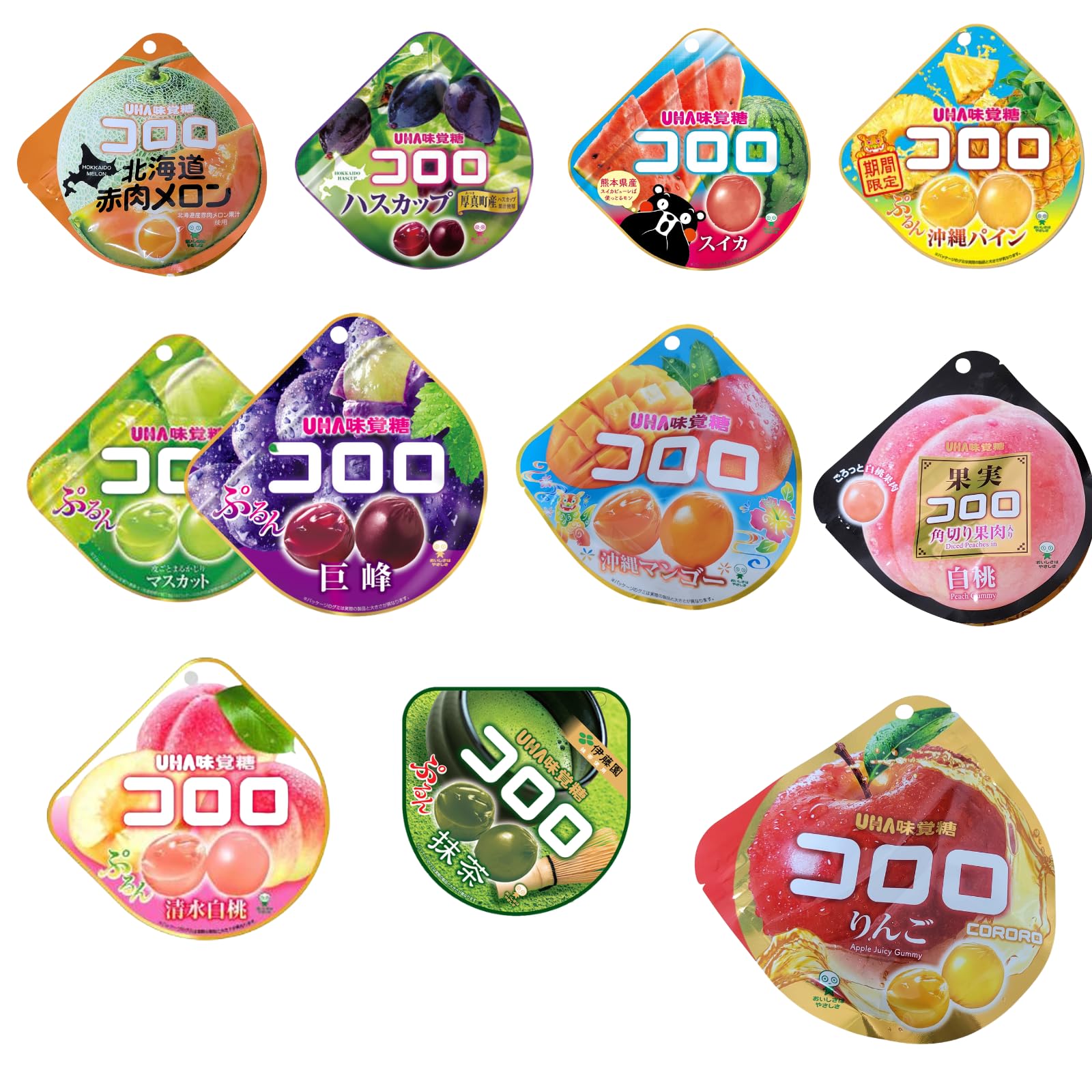 Amazon | 【 コロロ 6袋 】グミ ランダム アソートセット りんご