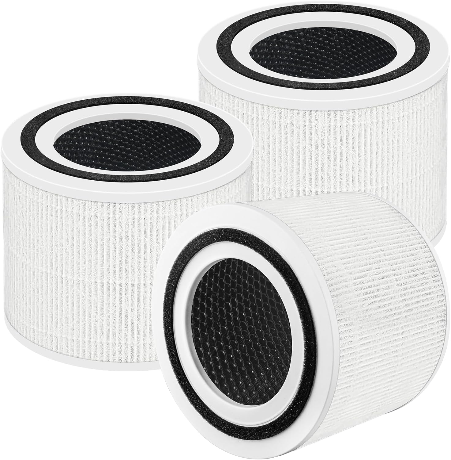 Core P350 Pet Care Replacement Filter for LEVOIT Core P350 Air Purifier, Funmit 3-in-1 New Fine Non-Woven Fabric Pre, Activated Carbon Filter with ARC Formula, Core P350-RF, 3 Pack