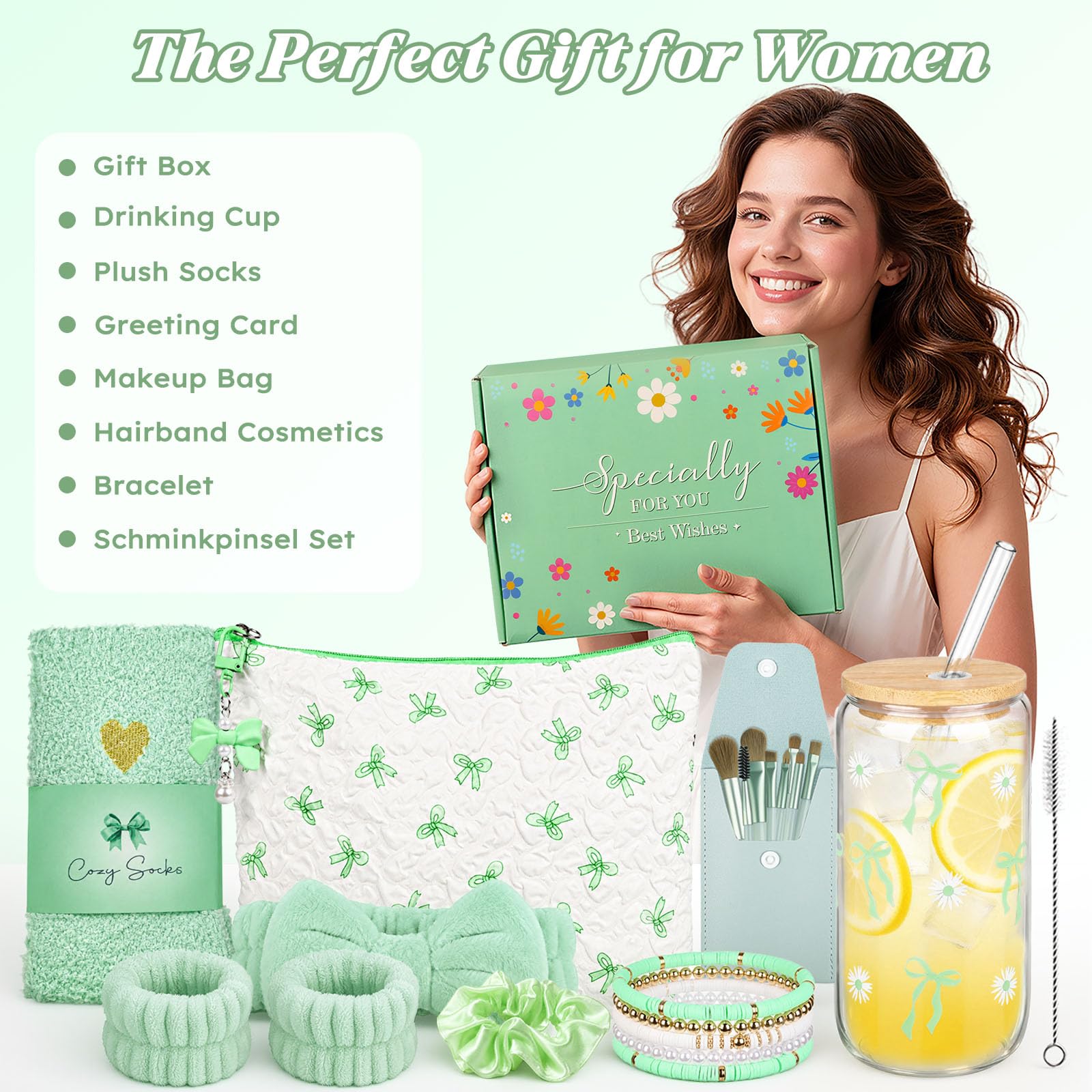 TUZELIYA Exquisite Birthday Gifts for Girls Teens, Best Birthday Presents for Her, Unique Gift Baskets for Women - Image 2
