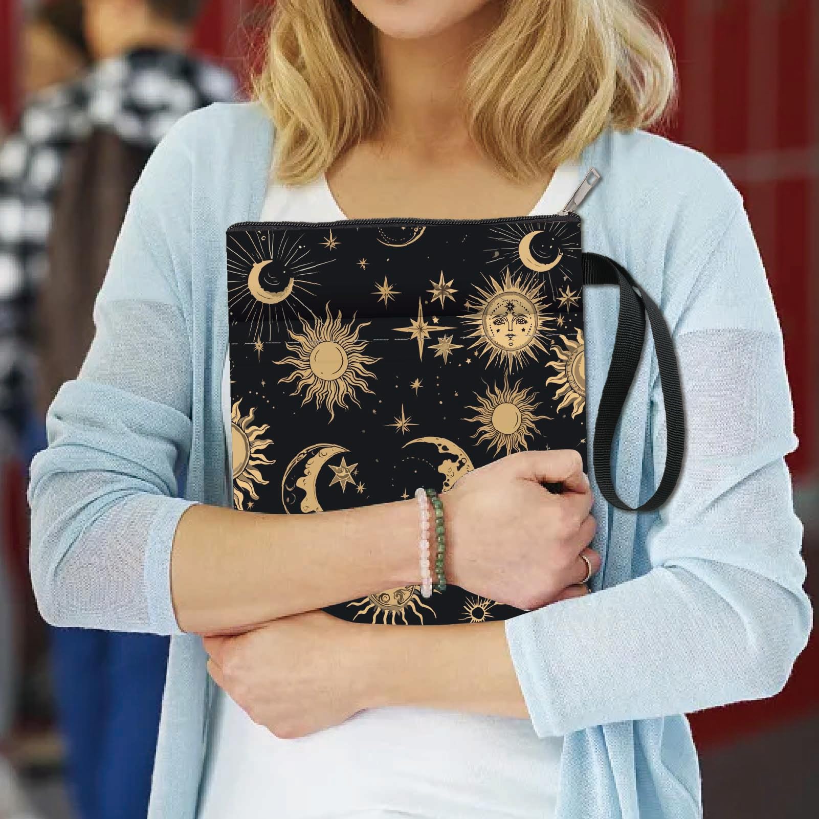 Custodia Libro Glow In The Dark LParkin - Con Tasca E Bottone, Impermeabile