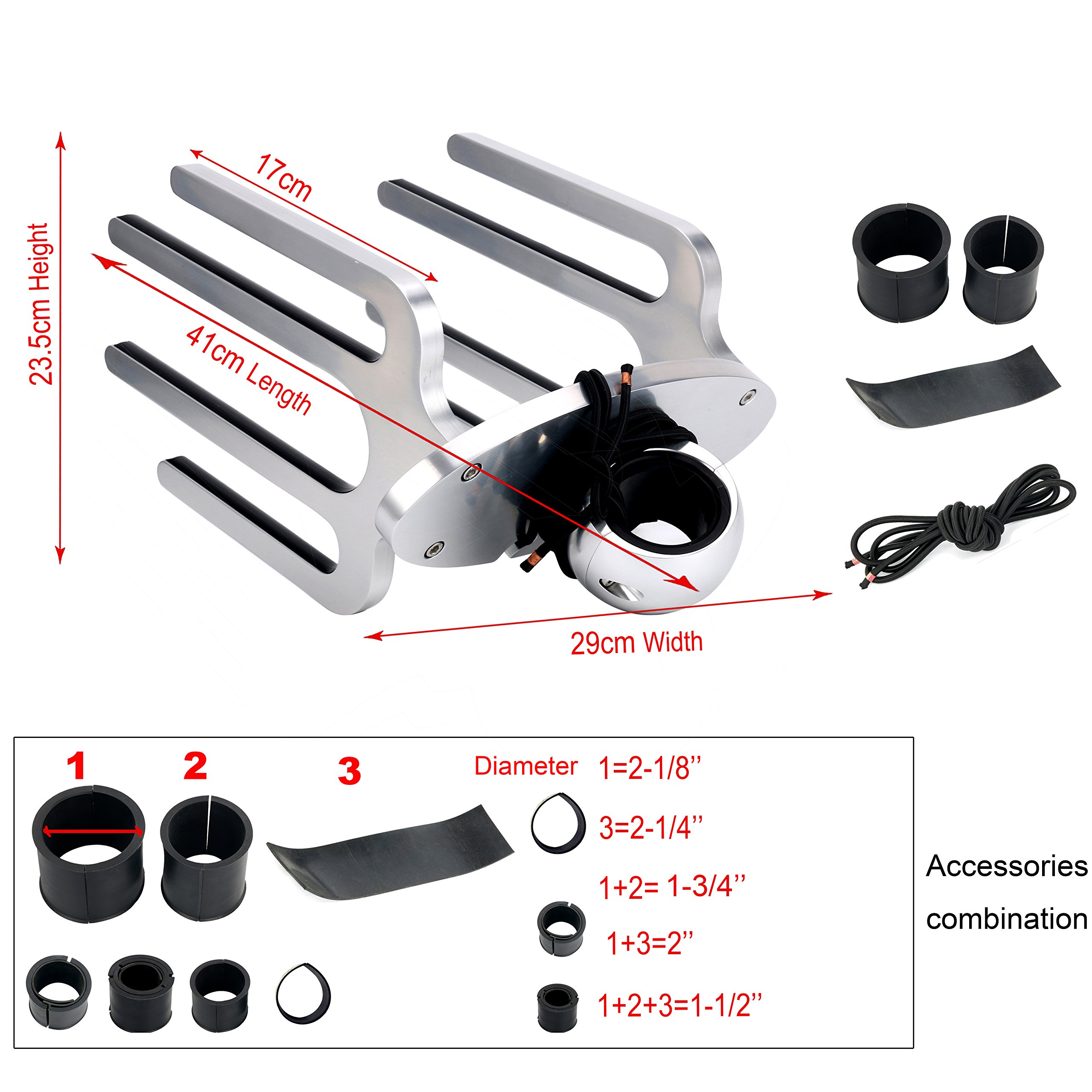 Amarine Made Ovale Winkelhalterung Wakeboard Tower Rack Kniebrett Tower Rack Bootshalter