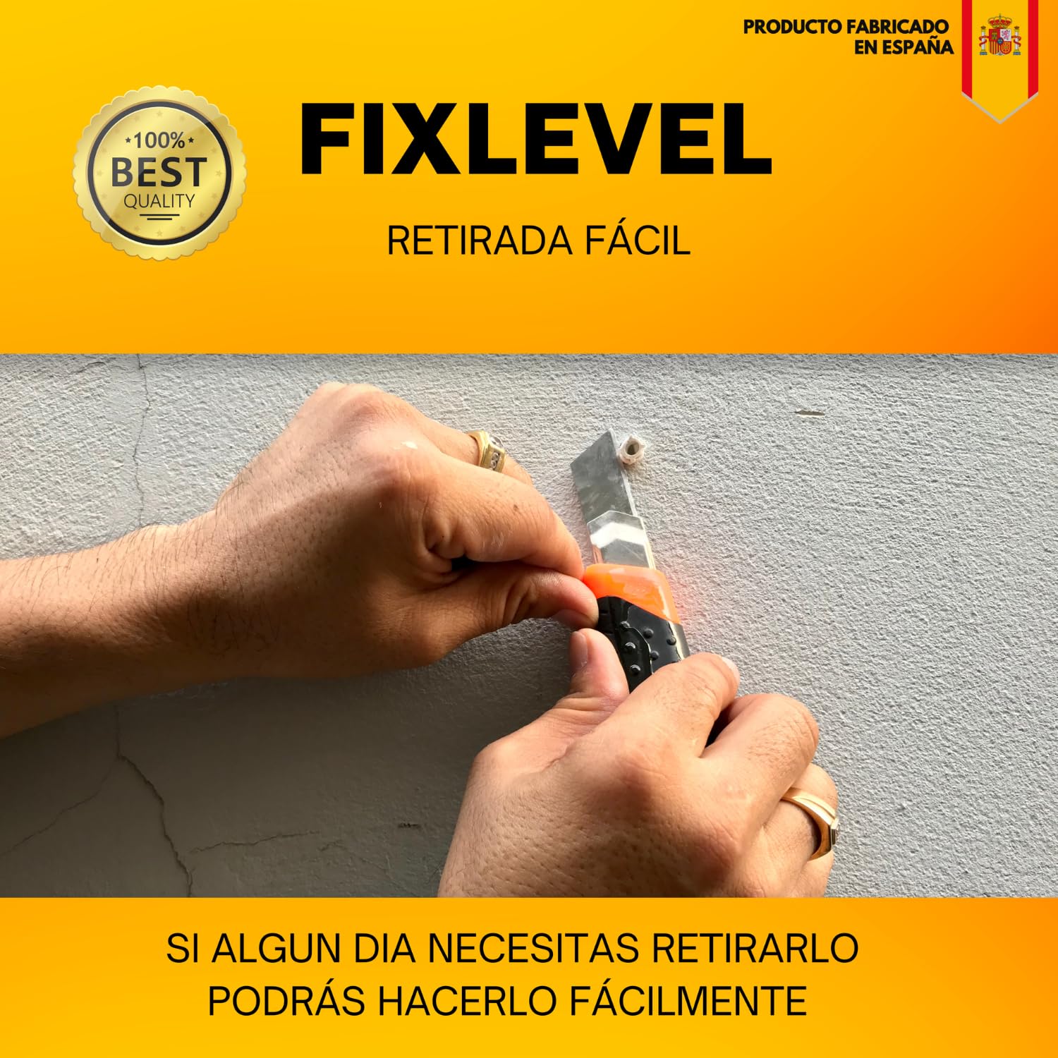 Tacos pared - Caja en Cantidad de Tacos - FixLevel - Tacos Pladur - Material Nylon - Diferentes Medidas 6mm, 8mm, 10mm - Tacos universales (6 mm, 3000, Unidad)