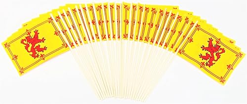 Miniatura 16 de Paquete de 24 banderas miniatura de escritorio y mesa pequeñas de algodón de 4 x 6 pulgadas, a elegir entre 14 países populares del mundo, banderas