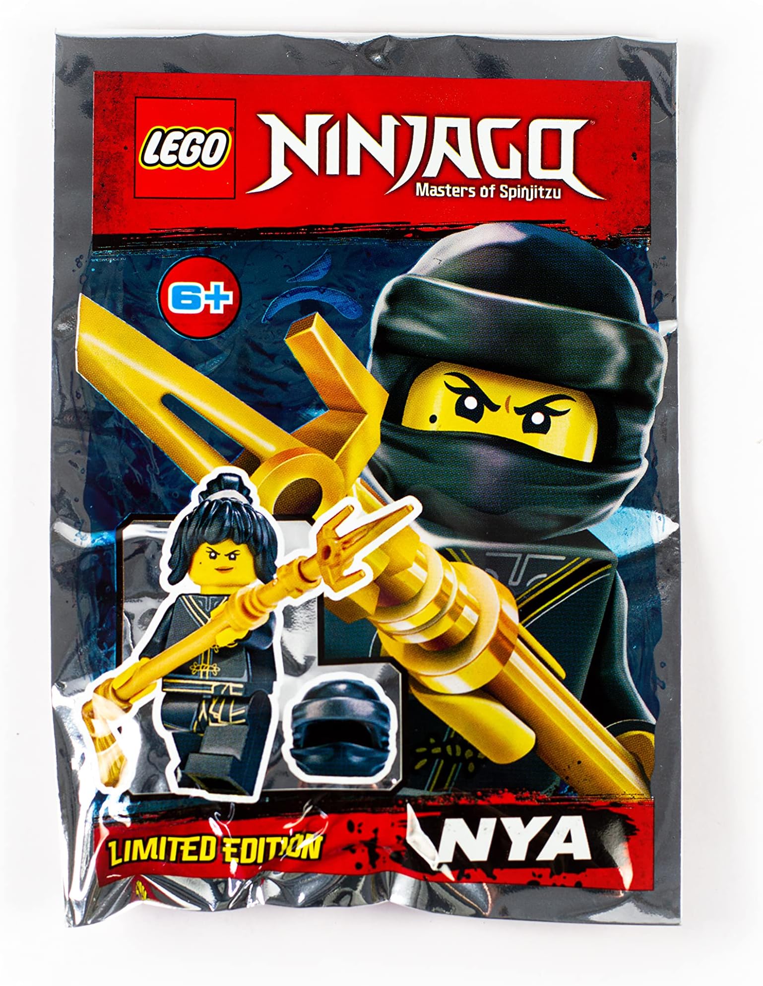 LEGO Ninjago Minifigure - NYA (with Gold Sai Staff) Limited Edition Foil Pack