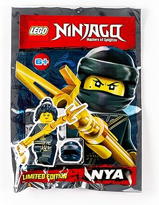 LEGO NINJAGO Minifigure - NYA (with Gold Kai Staff) Limited Edition Foil Pack