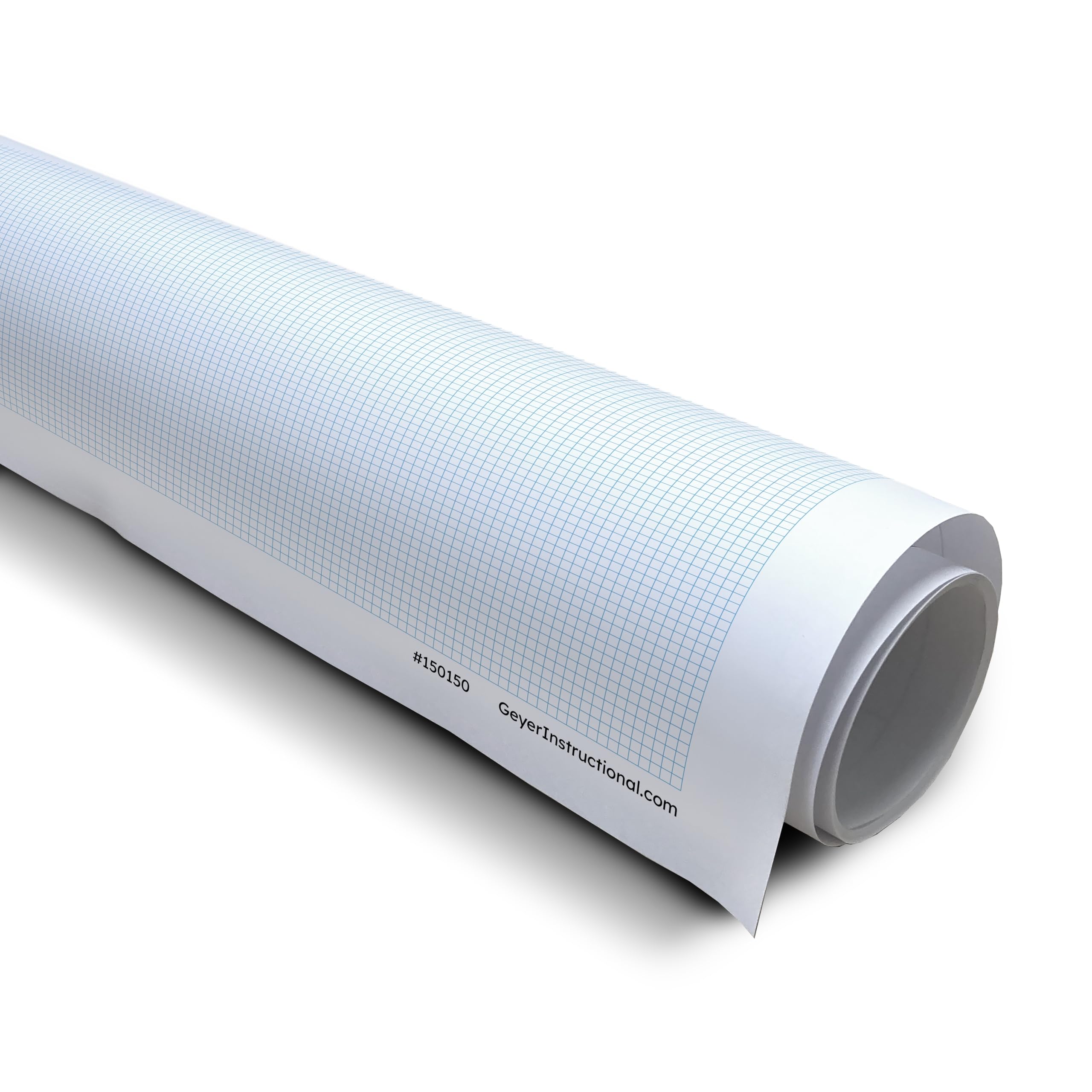 Geyer Instructional Products - 36" x 120" Large Graph Paper Roll, 1/8" Blue Grid, Ideal for School Classroom Graphing, Designing Blueprints and Floorplans, Tabletop Gaming and Custom Mapping