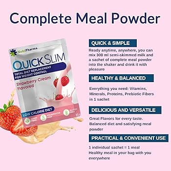 Amazon.com: Quick Slim Meal Replacement Shake for Weight