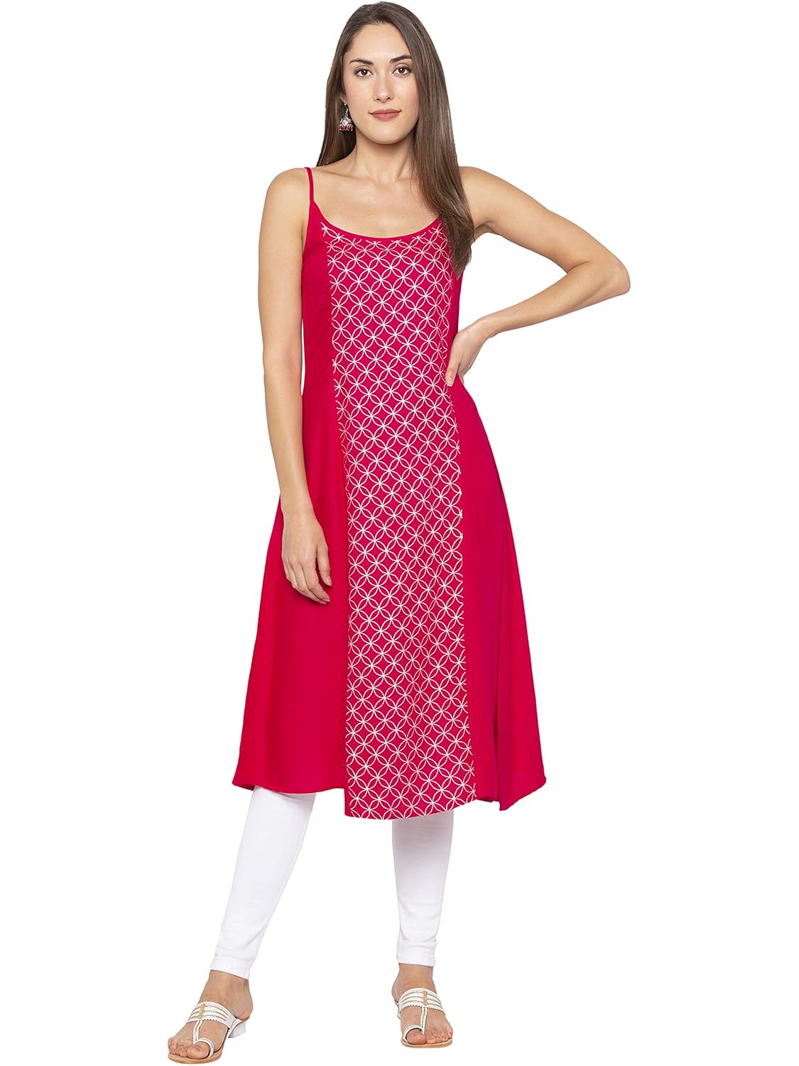 kurti with straps