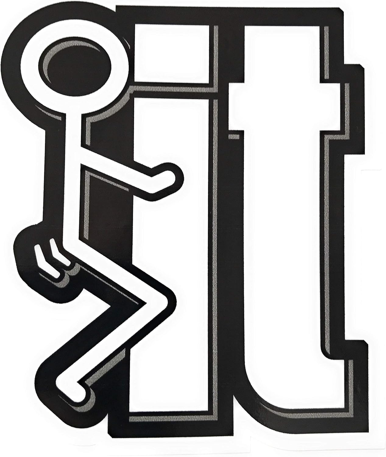 Amazon.com: F It Stick Figure - Sticker