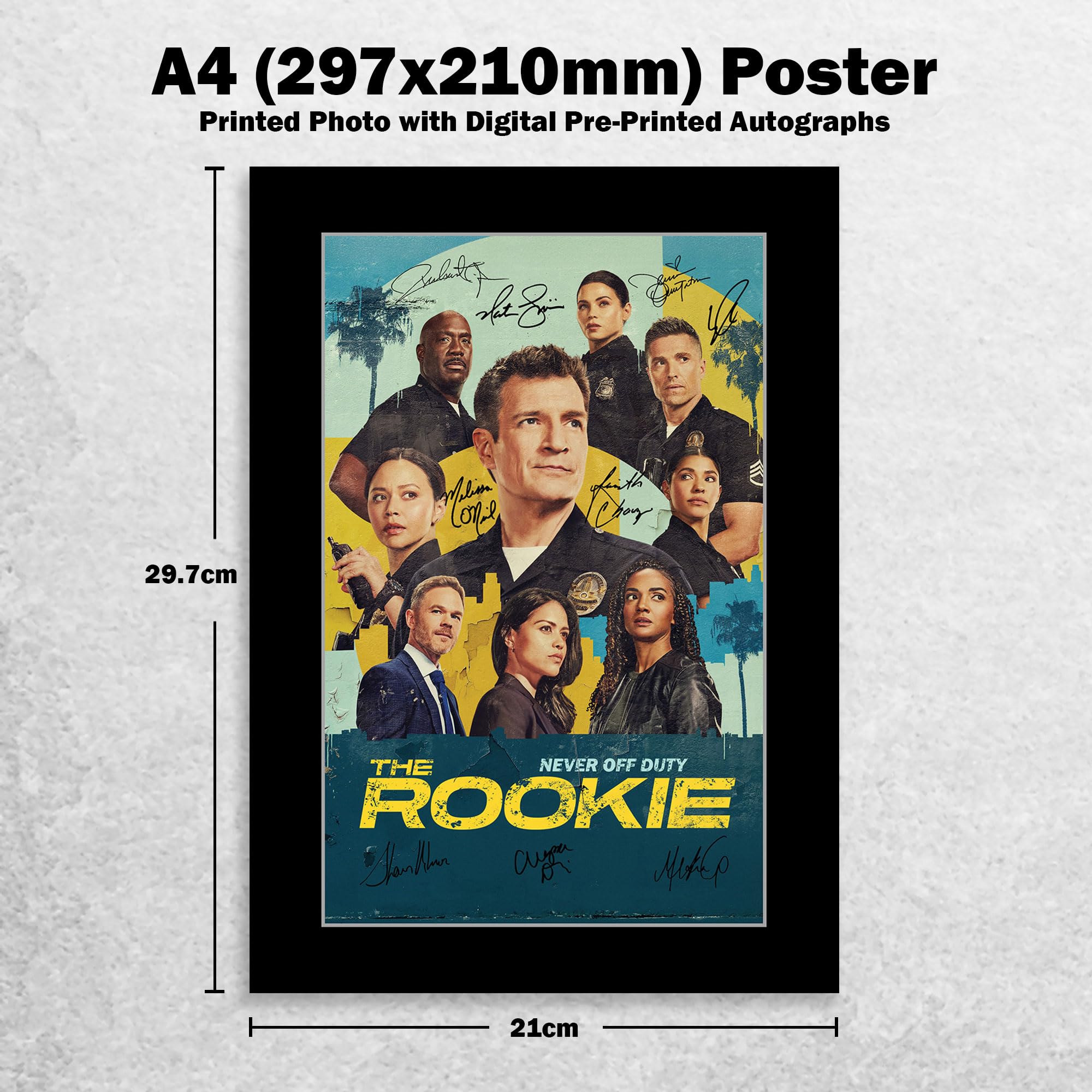 HWC Trading The Rookie Prezenty Drukowane Plakat Podpisane Zdjęcie Z Autografem Dla Fanów Pamiątek Filmowych (ID-004017) - A4 Tylko Drukowanie