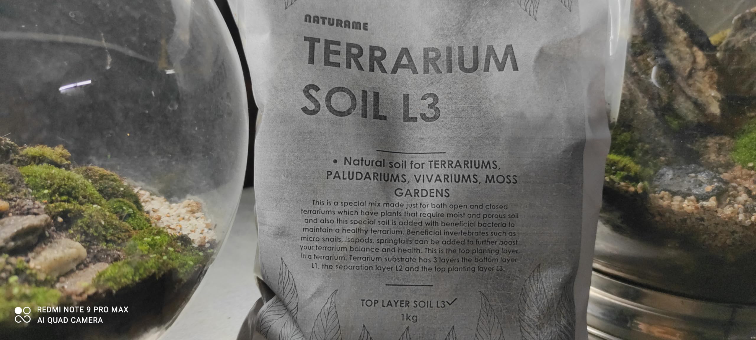 NATURAME Terrarium Soil L3 1kg Used as top Planting Layer for Moss and Ferns only in terrariums, Moss Gardens, paludariums, vivariums (B0CTRRJRWQ) Amazon Price History, Amazon Price Tracker