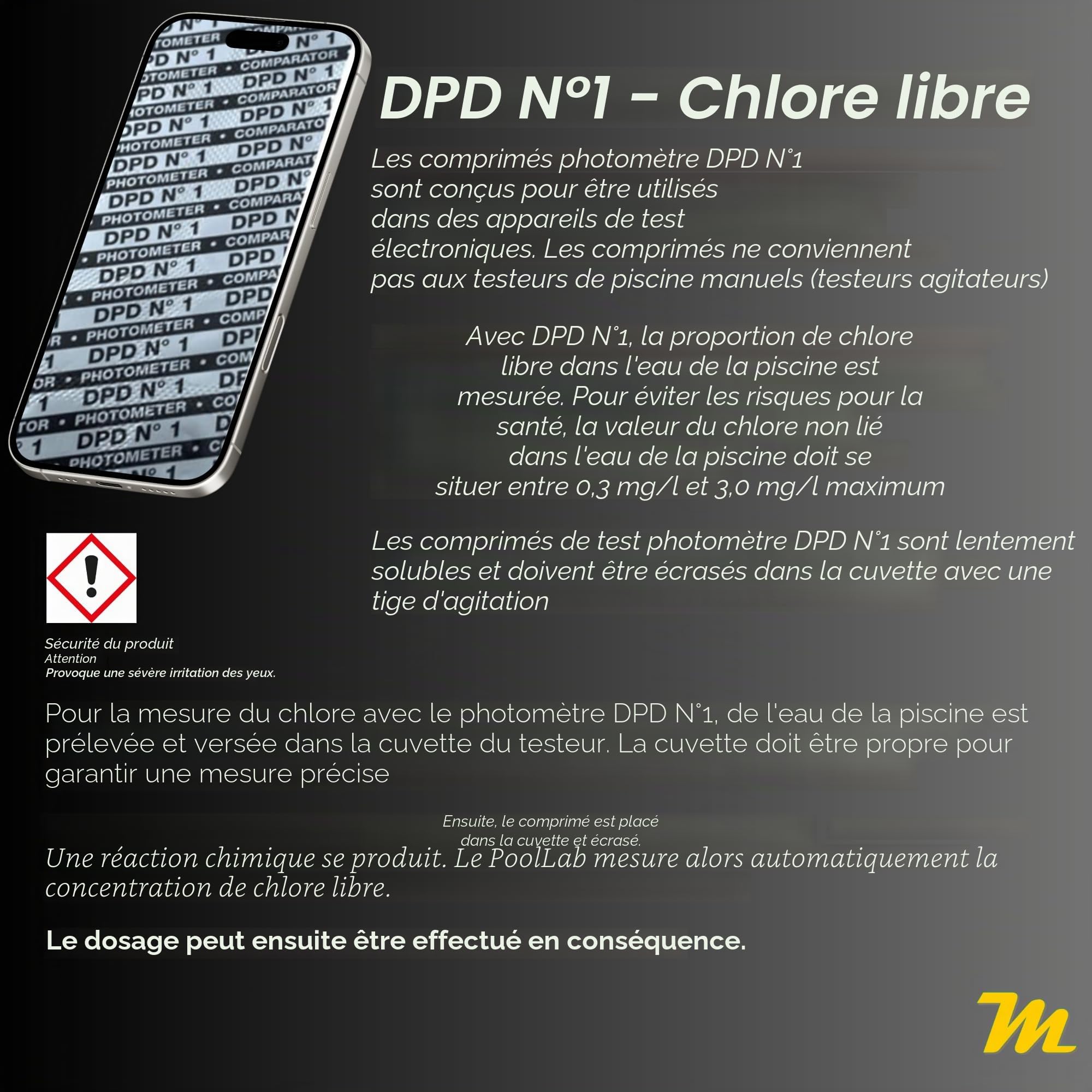 Lot de 210 comprimés de recharge pour PoolLAB MediMuc Edition