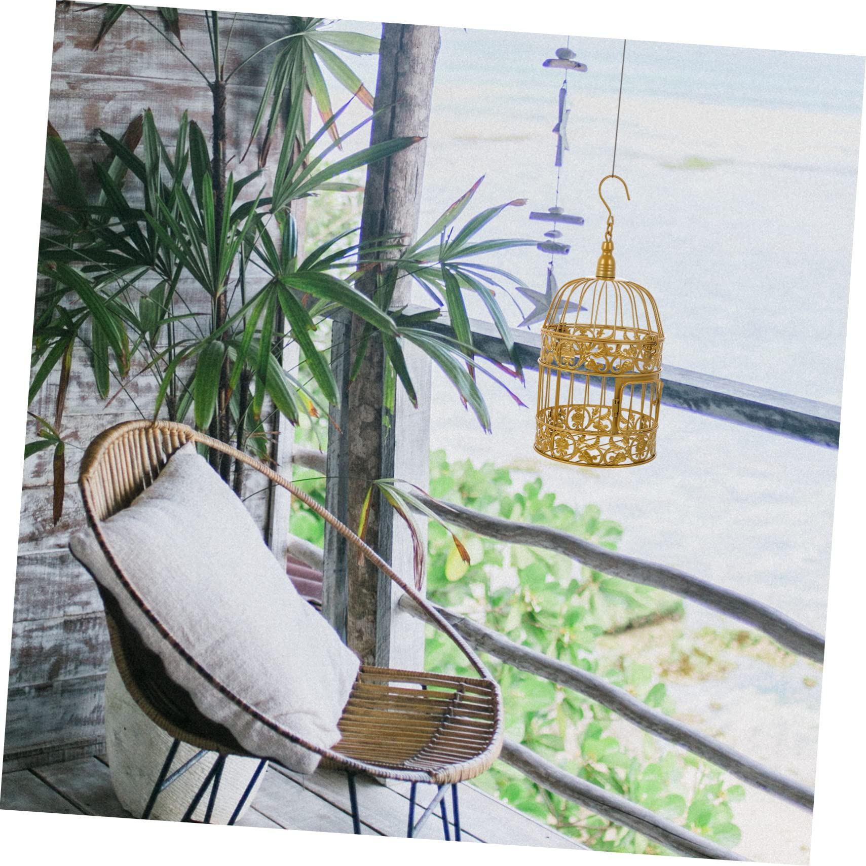 Vaguelly Gabbia Decorazione Da Semplice in Gabbia Per Uccelli Accessorio Fotografico Forniture Per Matrimoni
