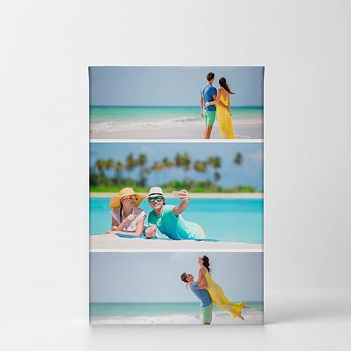 Vista 168 de Smile Art Design Imagen de collage de 3 imágenes, impresión en lienzo personalizada con tus fotos, impresiones fotográficas personalizadas, regalos