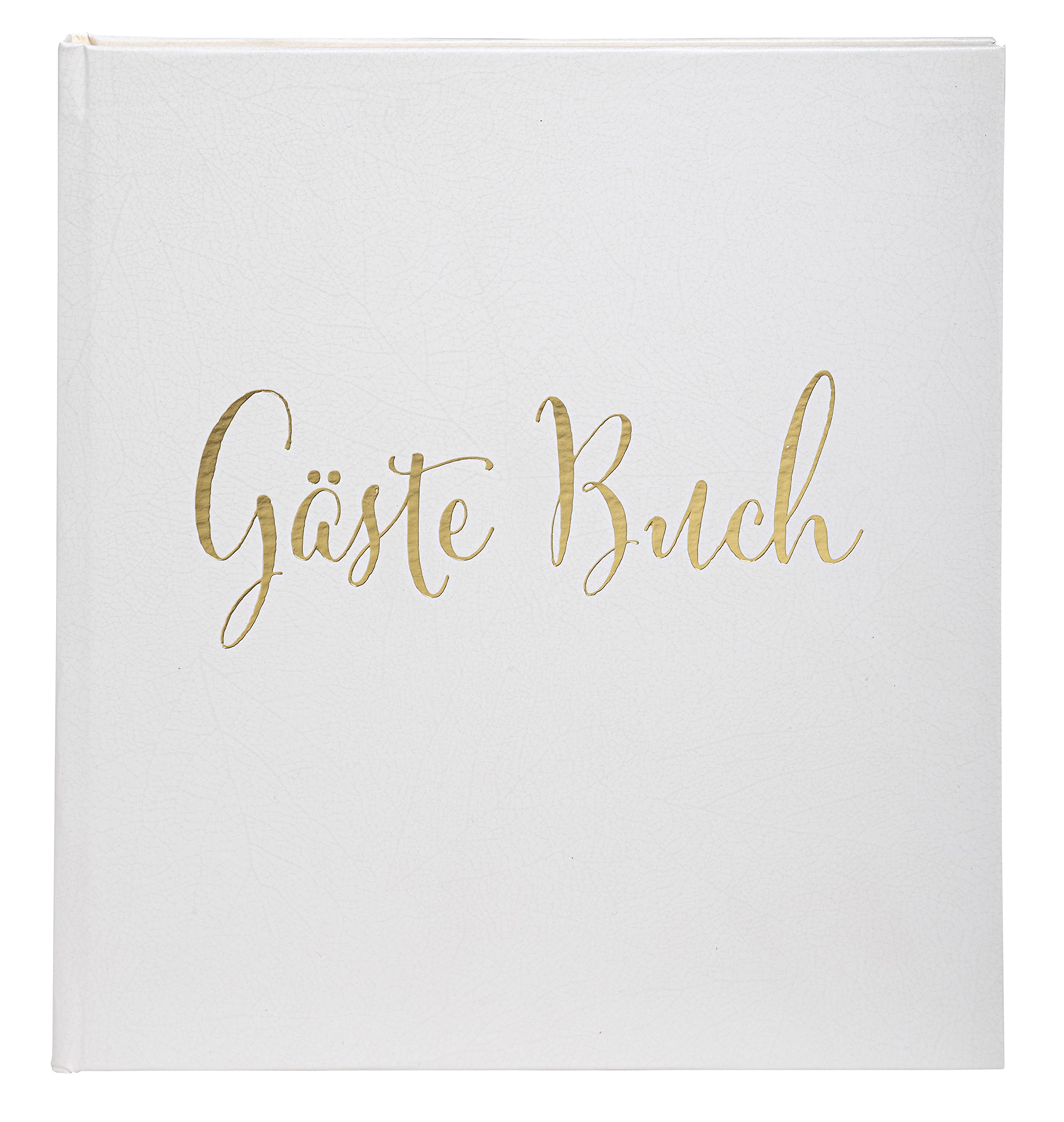 Exacompta - Ref. 47235B - 1 Guestbook 140 pages German gold edge - White