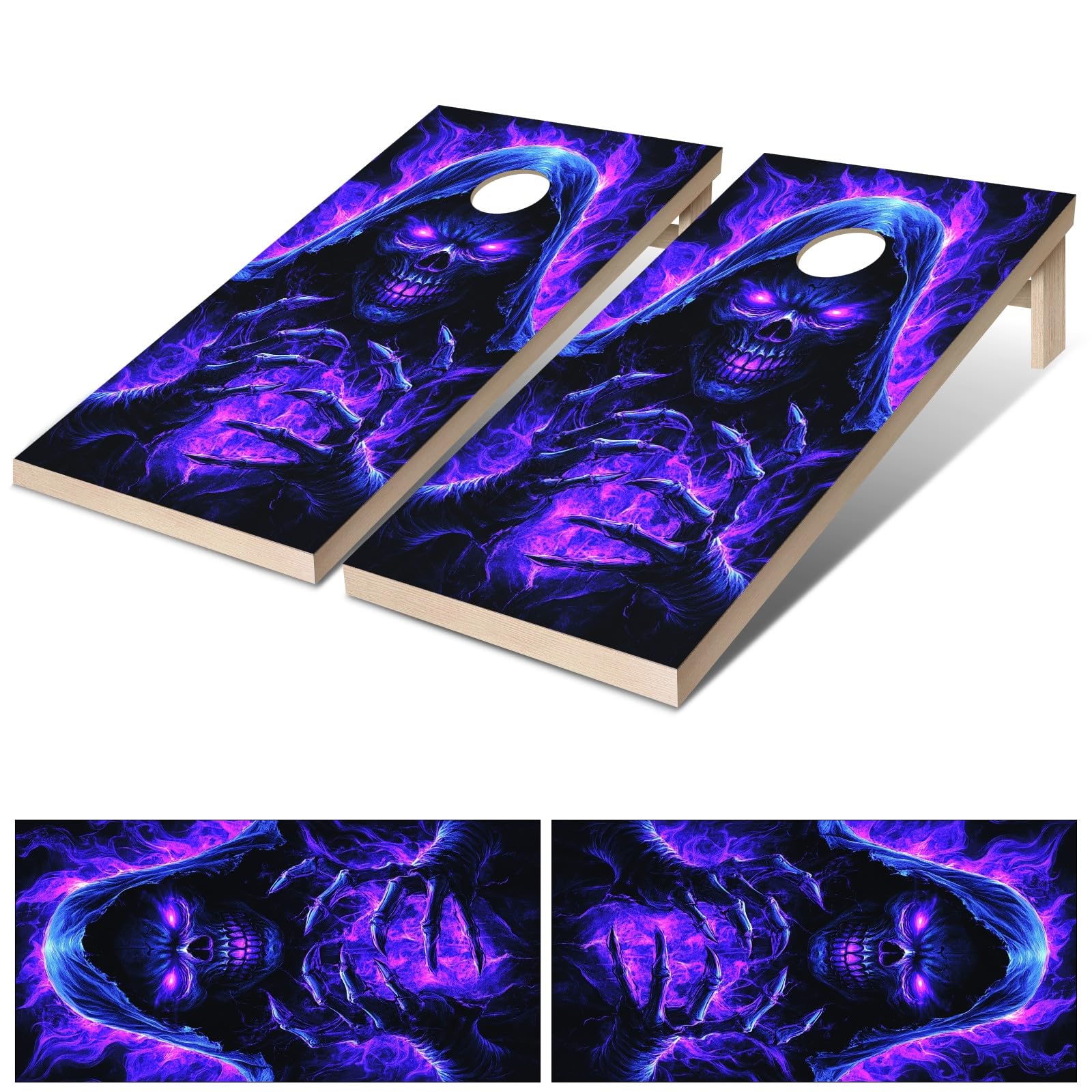 BackYardGamesUSA Custom Tropical Blue Crab 8 ACA Regulation Handmade Custom Cornhole Bags B81