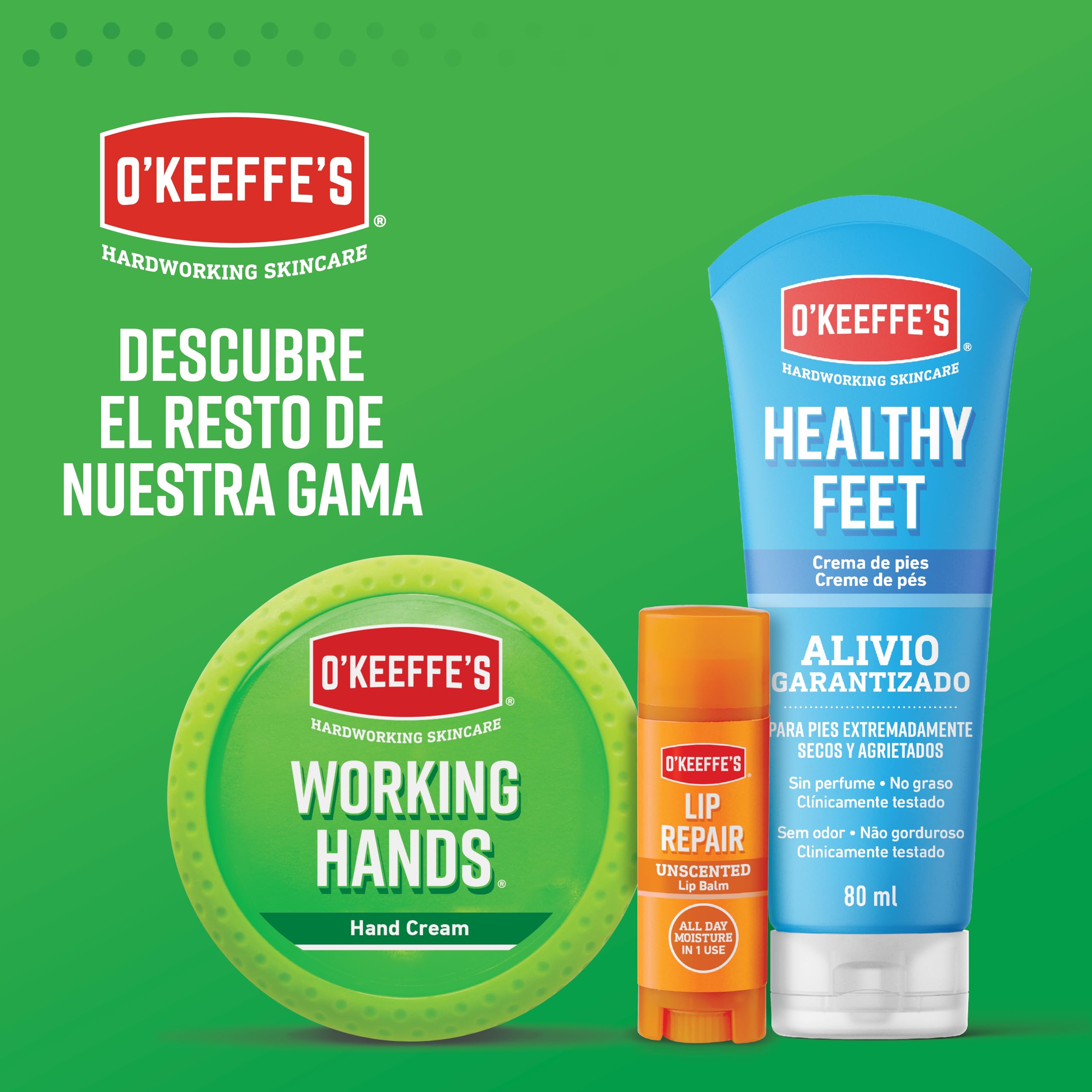 O`Keeffes Healthy Feet Crema para pies secos y agrietados 80ml