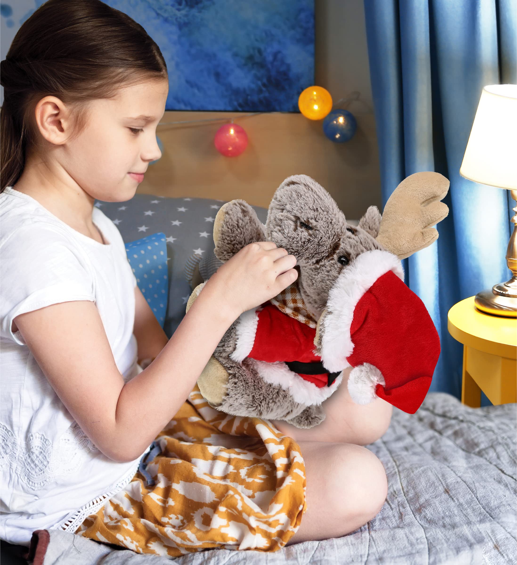Amazon.com: DolliBu Santa Claus Stuffed Animal Dress Up Costume