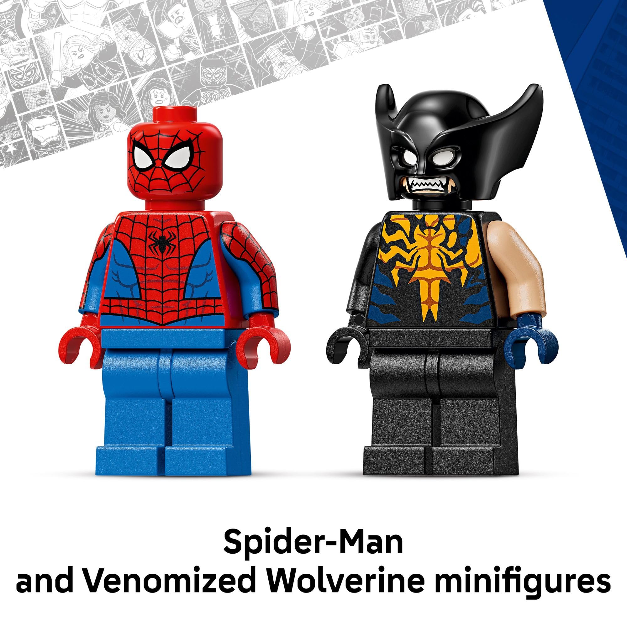 LEGO Marvel Carro do Homem-Aranha vs. Wolverine Venomizado 76336