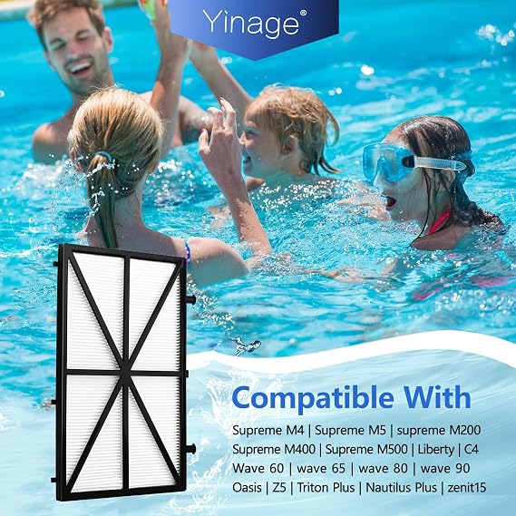 Premium Ultra Fine Cartridge Filter Replacement for Dolphin Nautilus CC Plus, M200/M400/M500 Pool Cleaner Parts Replaces Part 9991432-R4 4Pack