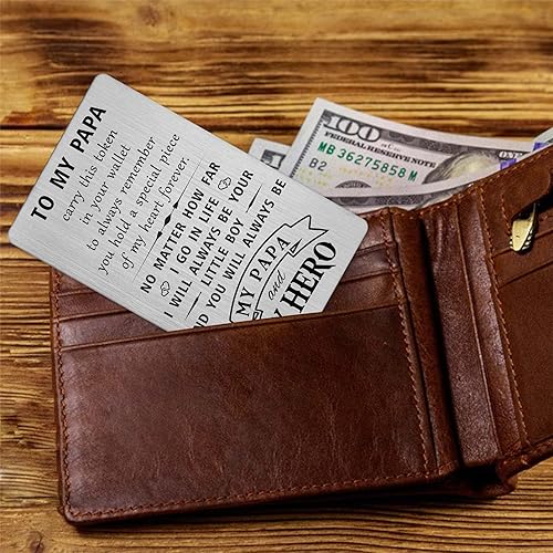 Miniatura 9 de HYHYDHP Tarjeta de regalo para el día del padre, tarjetas de regalo para papá de nietos, nietas, ideas de cumpleaños y Navidad