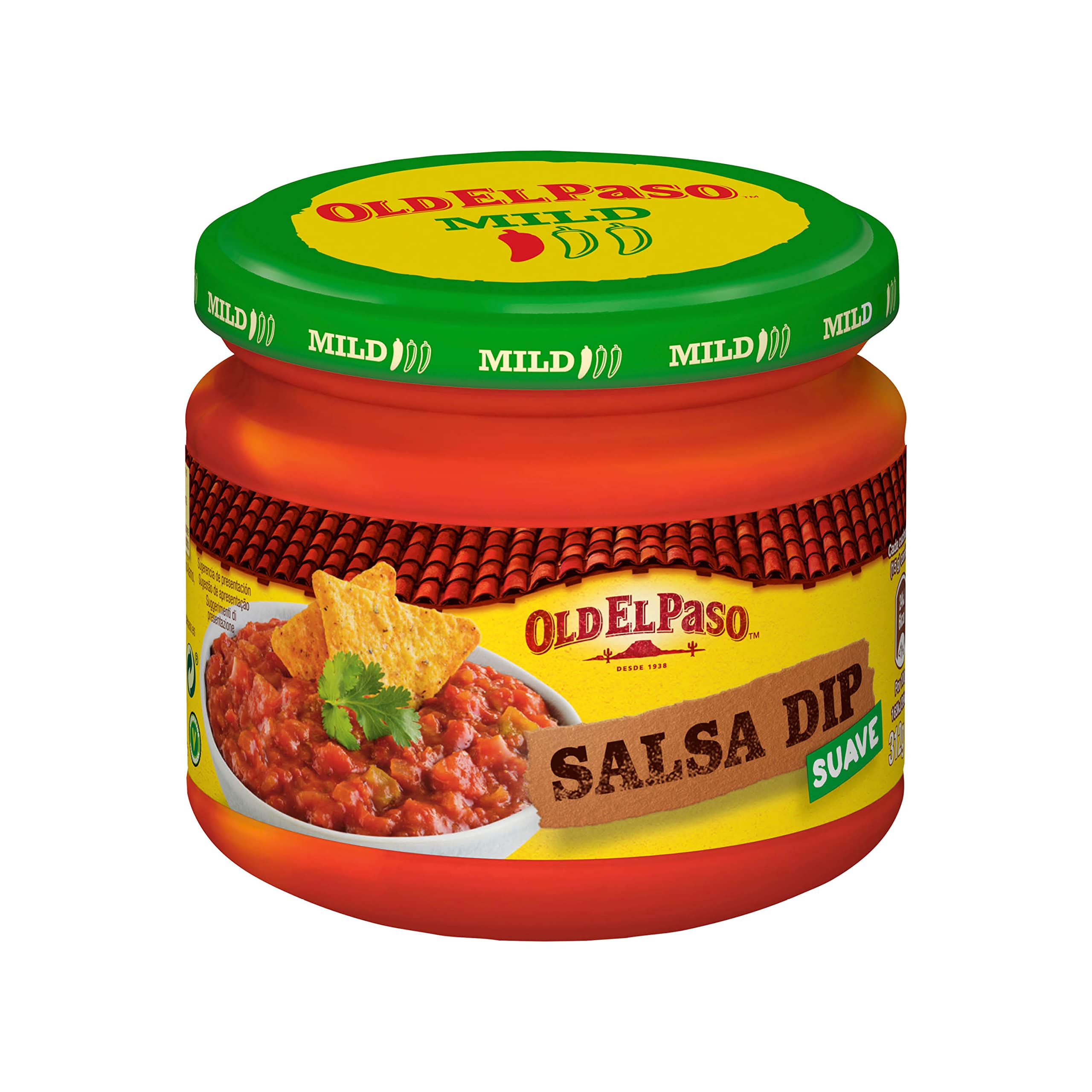 Old el Paso Salsa Dip de Tomate Picante Suave 340g