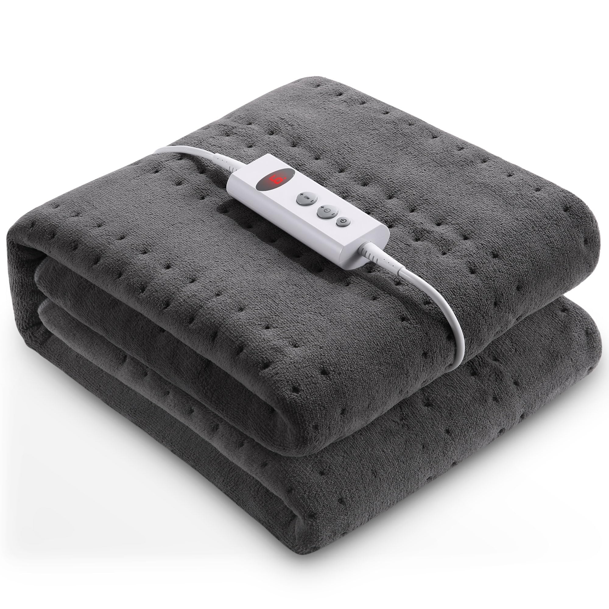 BODIOO Electric Blanket Heated Blanket Heated Mattress Pad 120 x 140 cm Throw Soft Heated ...