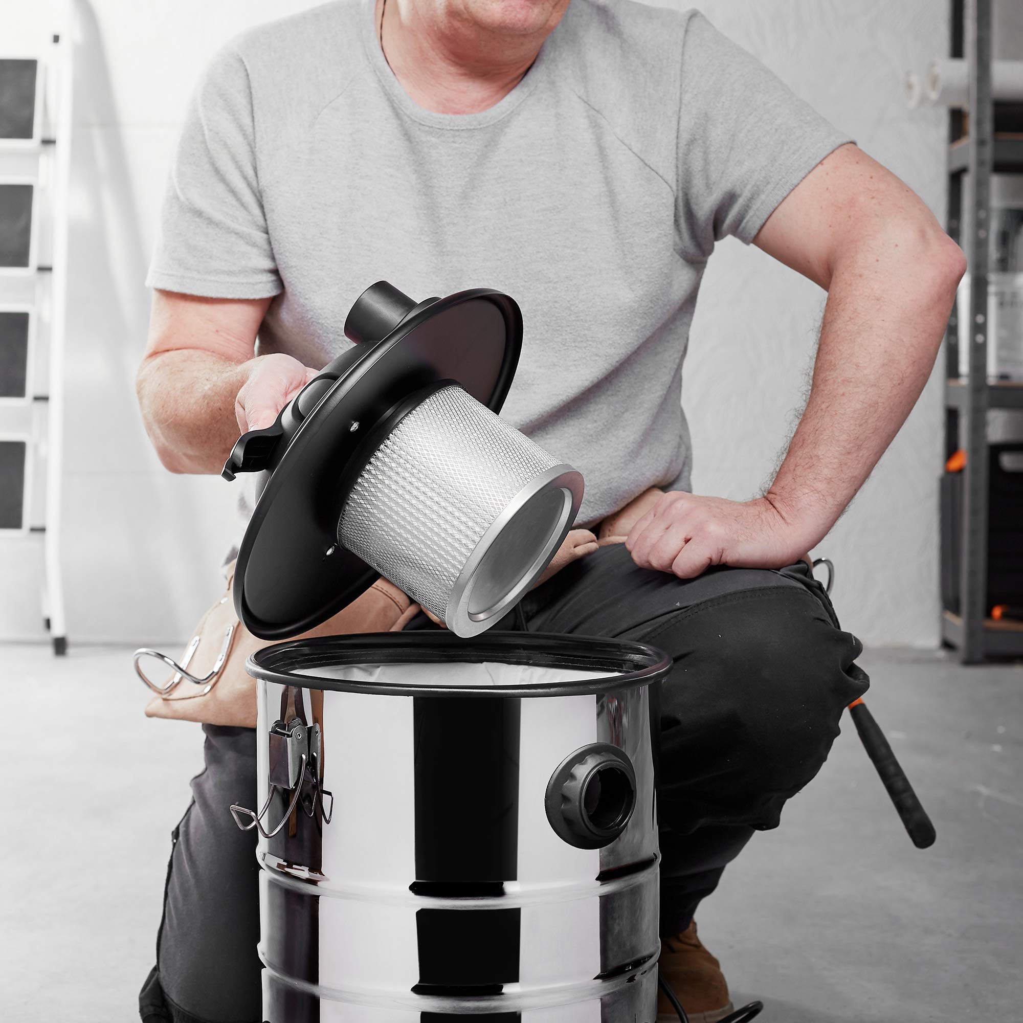 VonHaus Ash Vacuum Cleaner 1200W 20L Home or Vacuum