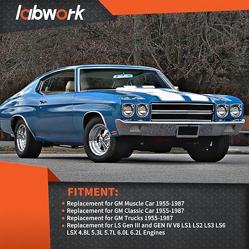Miniatura 2 de labwork 302-1 Kit de bandeja de aceite de aluminio para GM Muscle Classi Car Truck 4.8L 5.3L 6.0L 6.2L 1955-1987