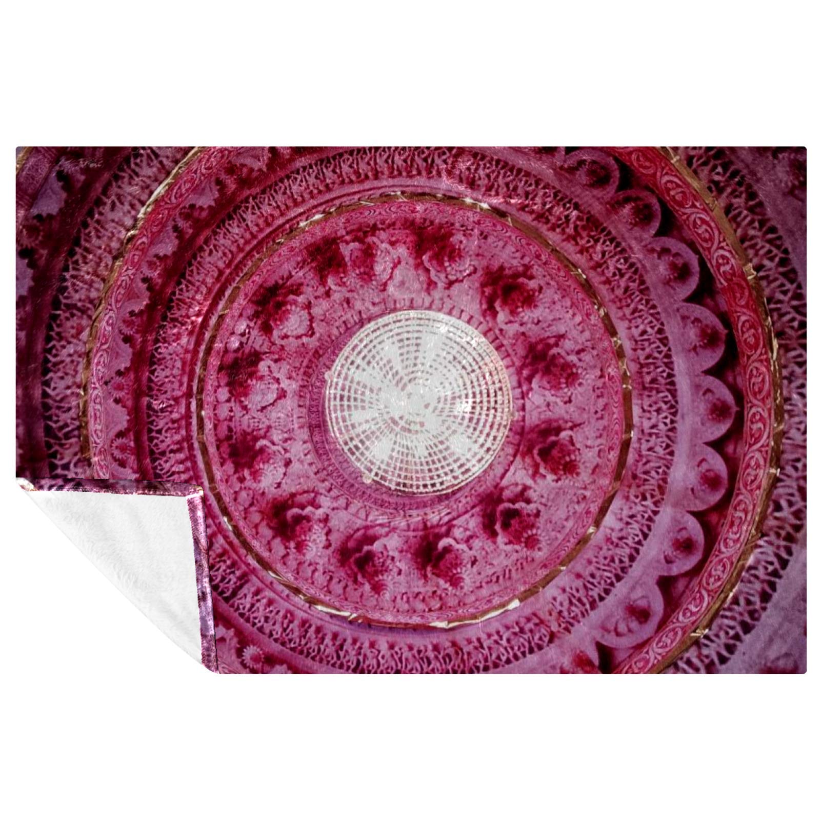 Couverture douce et chaude en dentelle 150x100 cm pour lit