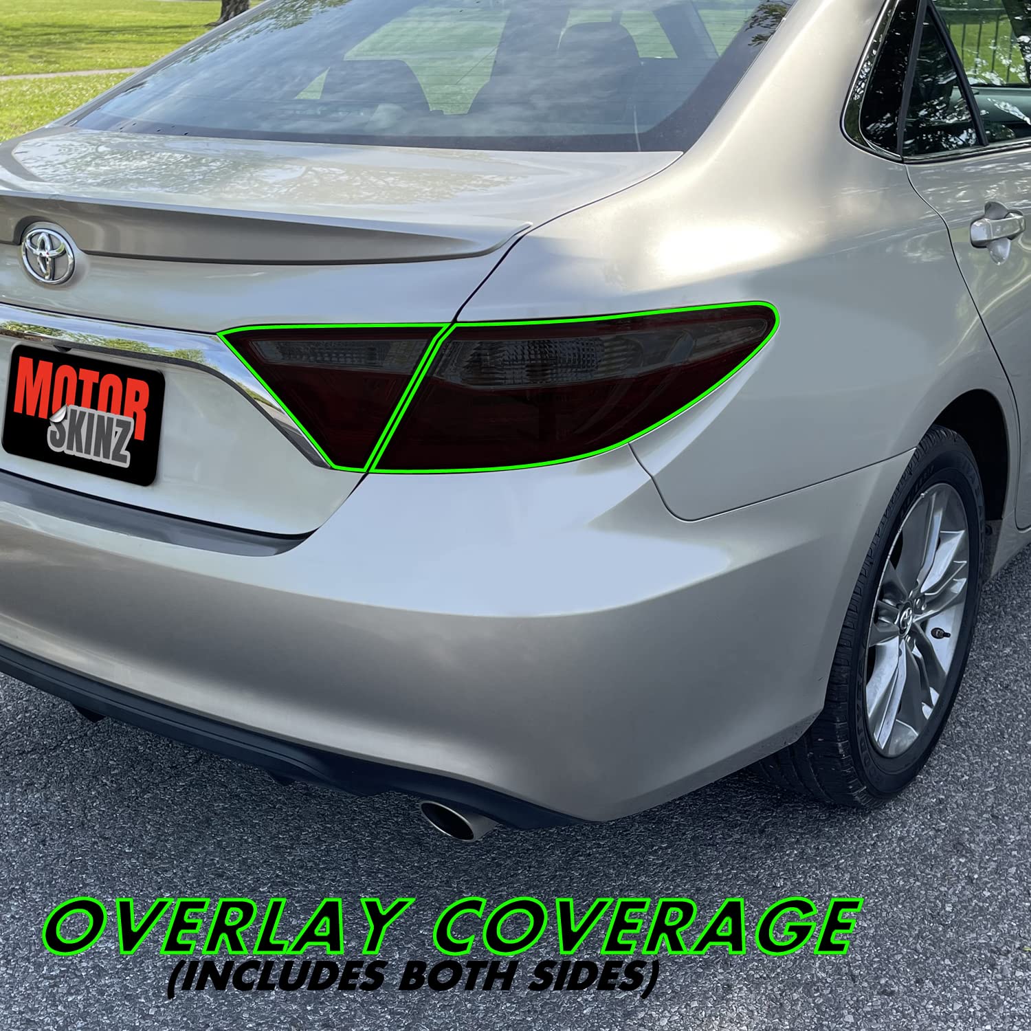 SlickMod PreCut Vinyl Smoke Tint for 2015-2017 Toyota Camry Tail Light (20% Dark Smoke)