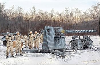 Amazon | ドラゴン 1/35 第二次世界大戦 ドイツ軍 88mm高射砲 Flak36