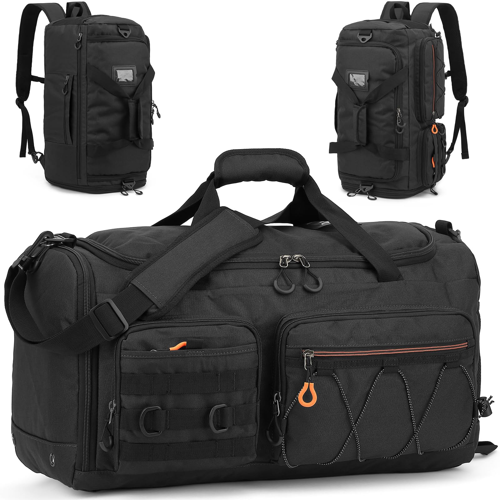 TUGUAN Sporttasche Rucksack Herren 45L Reisetasche mit Schuhfach Nassfach