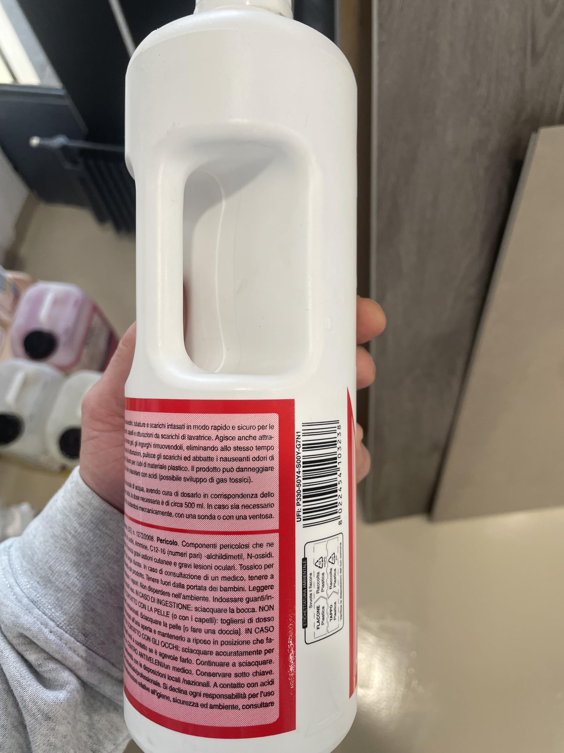 sweeping soda - 1 litro - disgorgante