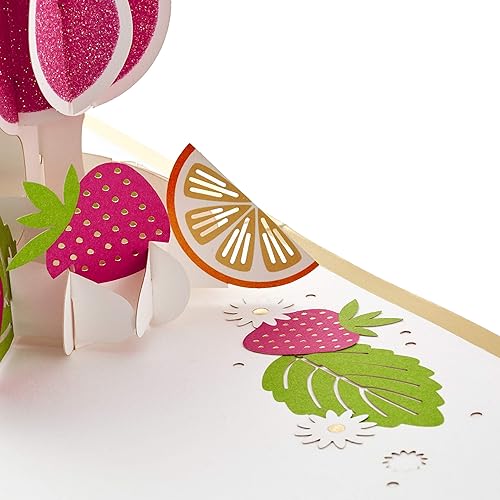 Miniatura 6 de Hallmark Signature Paper Wonder - Tarjeta de felicitación o cumpleaños emergente Cheers, Tropical Drink, (Salud, bebida tropical)