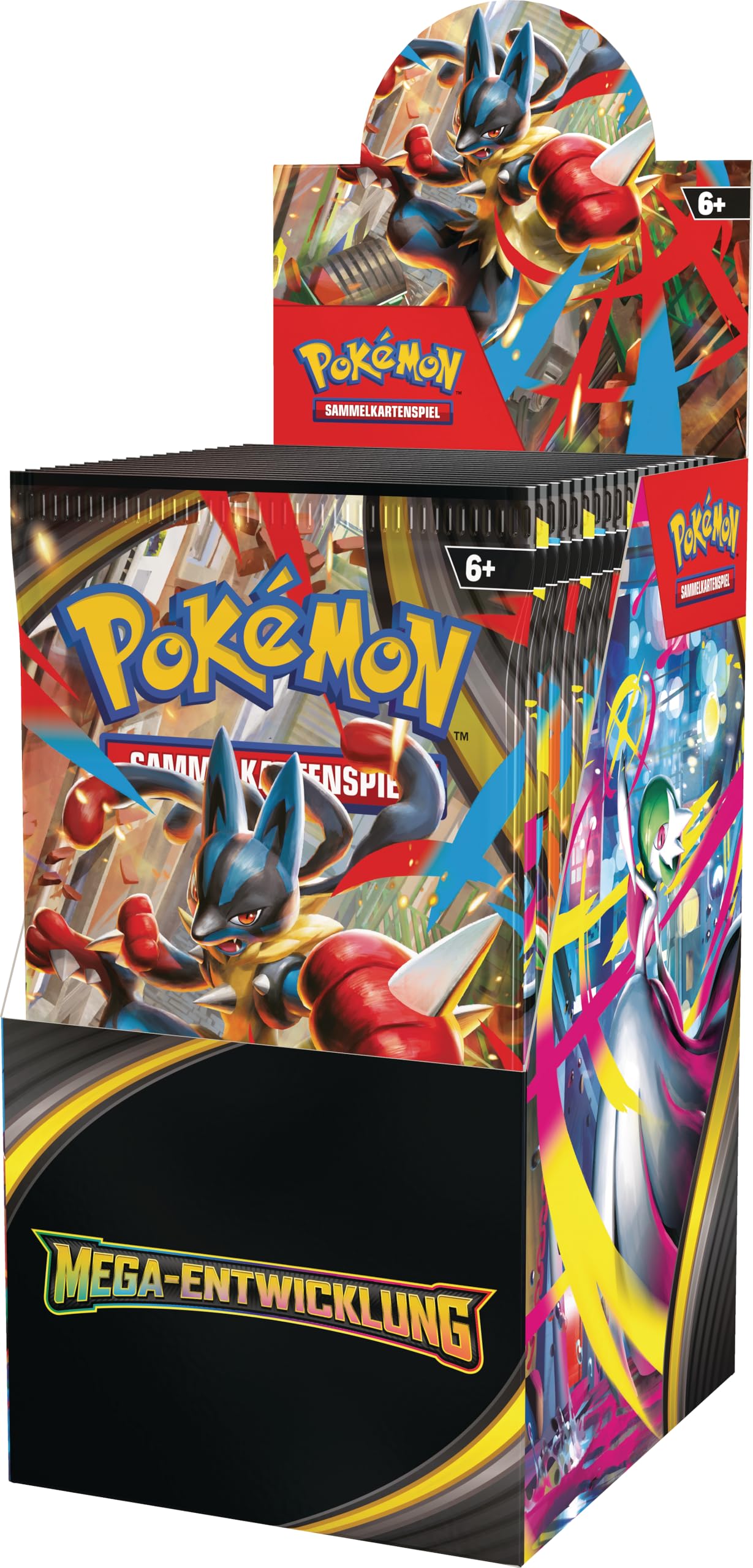 Pokémon-Sammelkartenspiel: Boosterpack-Display Mega-Entwicklung (enthält 18 Boosterpacks)