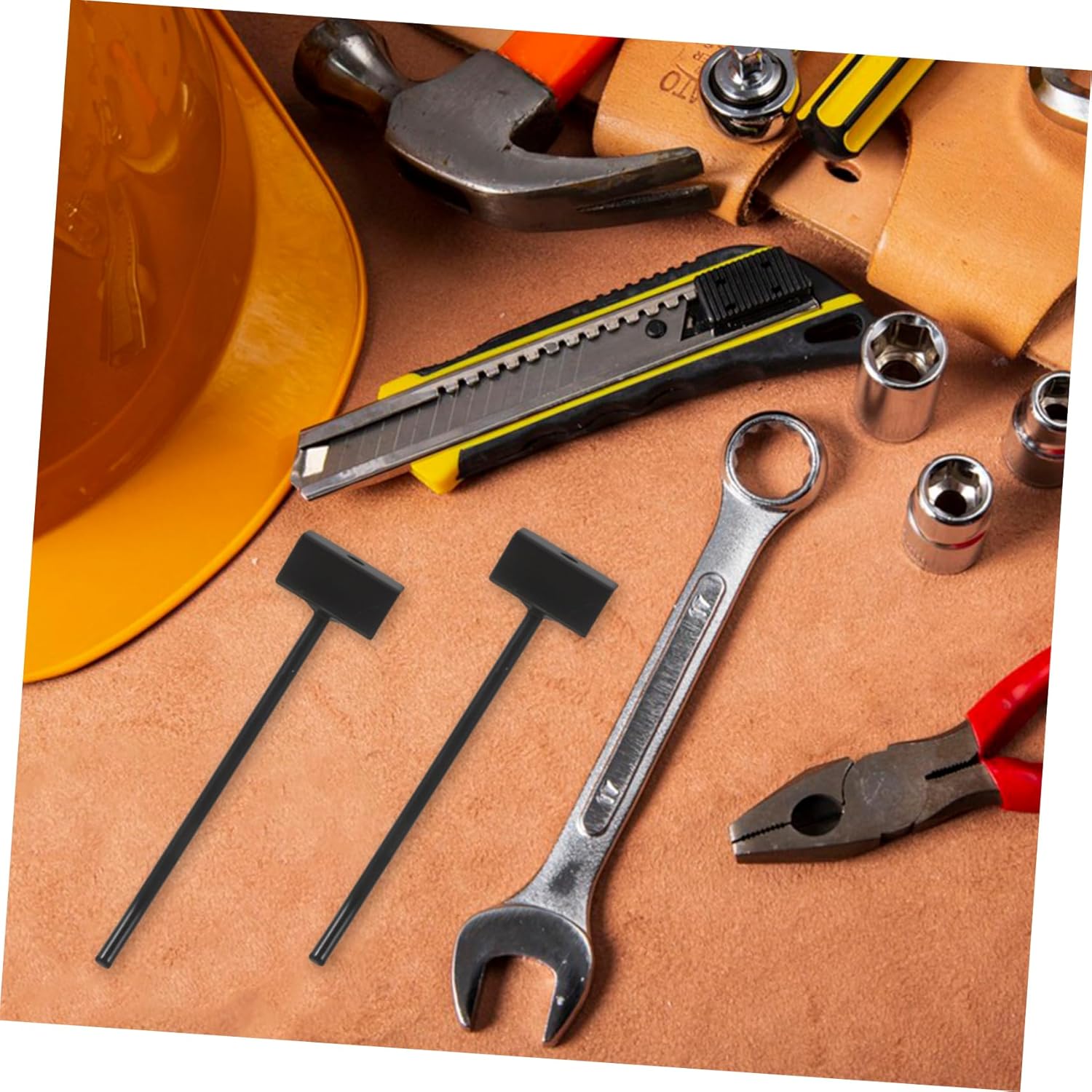 ERINGOGO 48pcs Heavy Duty Black Display Hooks for Retail and Jewelry Organizing Sturdy Metal Wall Hooks for Hats Jewelry and Items for Supermarket Shelves