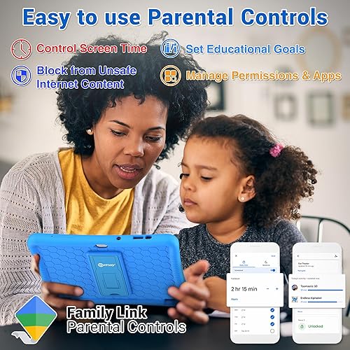 Miniatura 5 de Contixo Tableta infantil K102-HD de 10 pulgadas, para niños de 3 a 7 años, control parental, Android 10, 64GB, WiFi, tableta de aprendizaje para