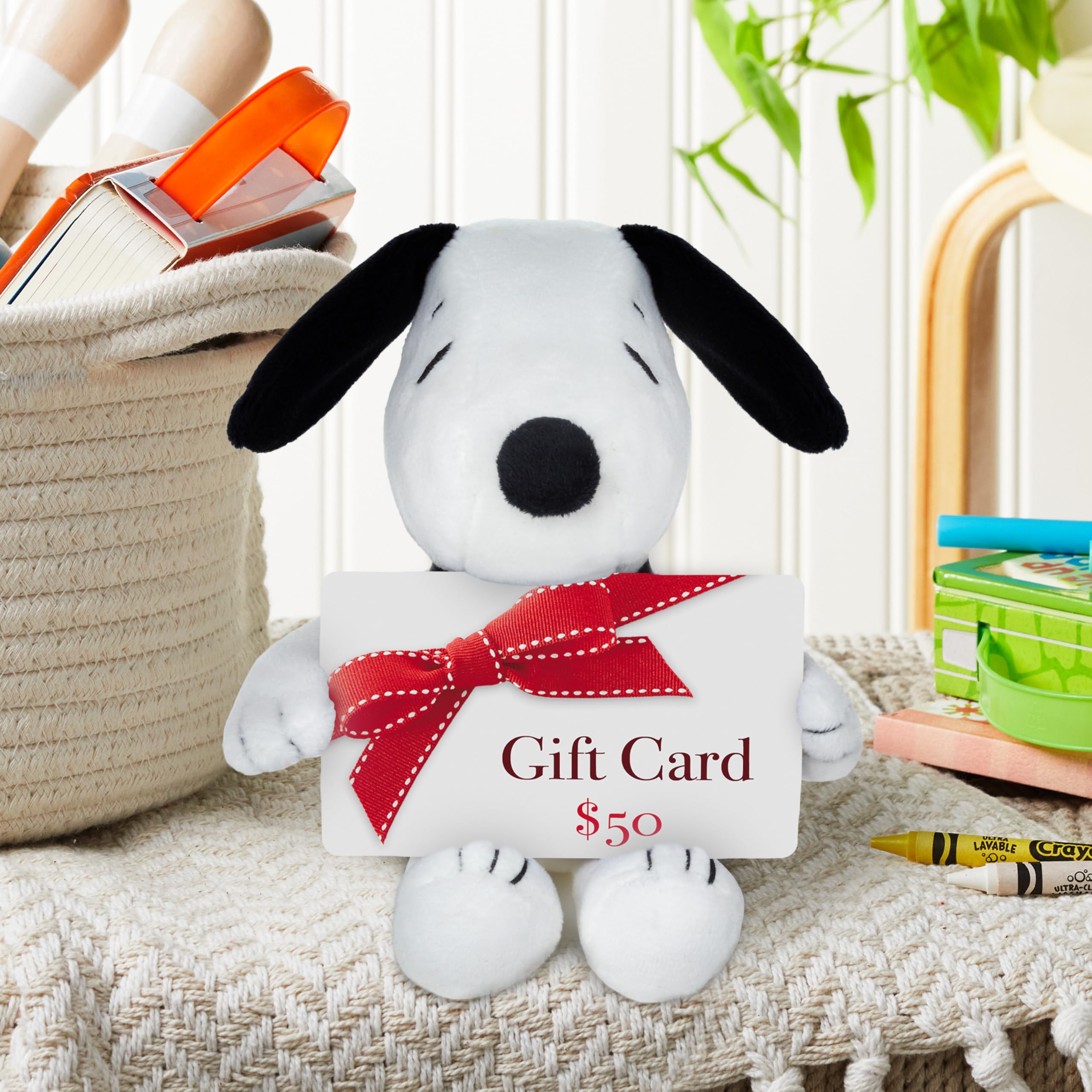 1970年代　HALLMARK社製 スヌーピー　他4体セット　キャンドルホルダー Amazon.com: Hallmark Peanuts Snoopy Plush Gift Card Holder, 4.2