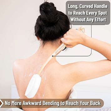Slick Solutions Slick- Lotion Applicator, 17 inch, Applicators for Your Back, Back Applicator Lotion, Certified Organic, Easy Reach Washable, Applicators, Self Tanner For All Skin Tone